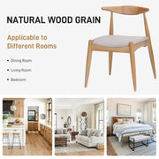Elegant Dining Chairs With Ergonomic Backrest & Comfort Cushions (Set of 2) - R&R Furniture Gallery (Fountain Valley, CA)