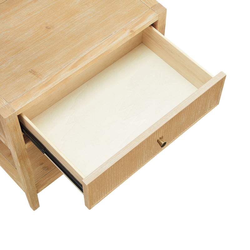Finley - 1 Drawer Storage Nightstand - R&R Furniture Gallery (Fountain Valley, CA)
