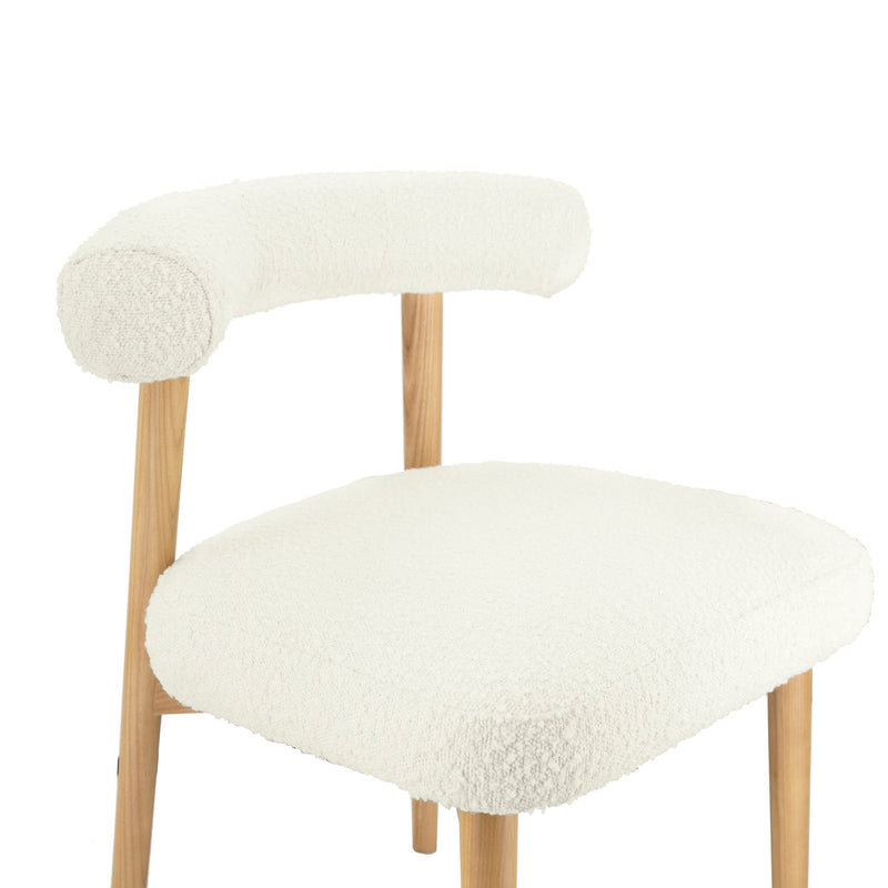 Spara - Boucle Side Chair - R&R Furniture Gallery (Fountain Valley, CA)