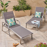 Oxton - Chaise Lounge Stylish Outdoor Seating - R&R Furniture Gallery (Fountain Valley, CA)