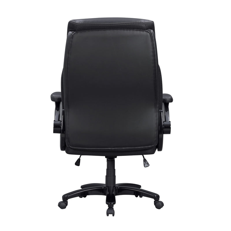 Dc - Big And Tall Fabric Desk Chair - Black
