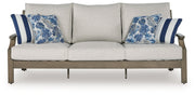 Rainier Ranch - Sofa With Cushion - Brown / Beige - R&R Furniture Gallery (Fountain Valley, CA)