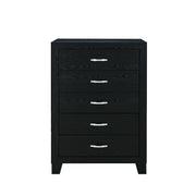Carlos - 5 Pieces Queen Bedroom Set - Black - R&R Furniture Gallery (Fountain Valley, CA)