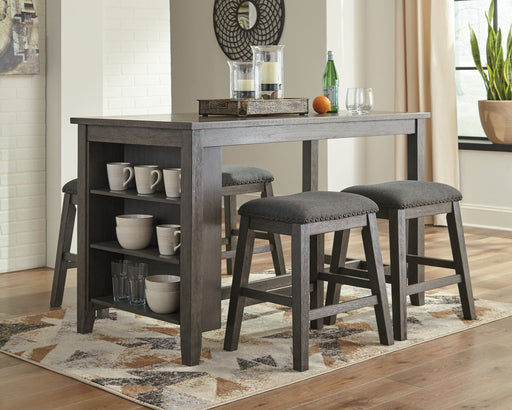 Caitbrook - Rectangular Dining Room Counter Table - Gray - R&R Furniture Gallery (Fountain Valley, CA)