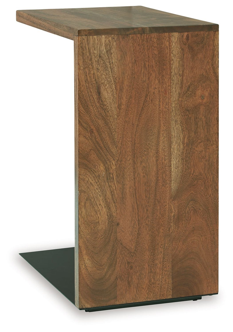 Wimshaw - Accent Table - Brown / Black - R&R Furniture Gallery (Fountain Valley, CA)