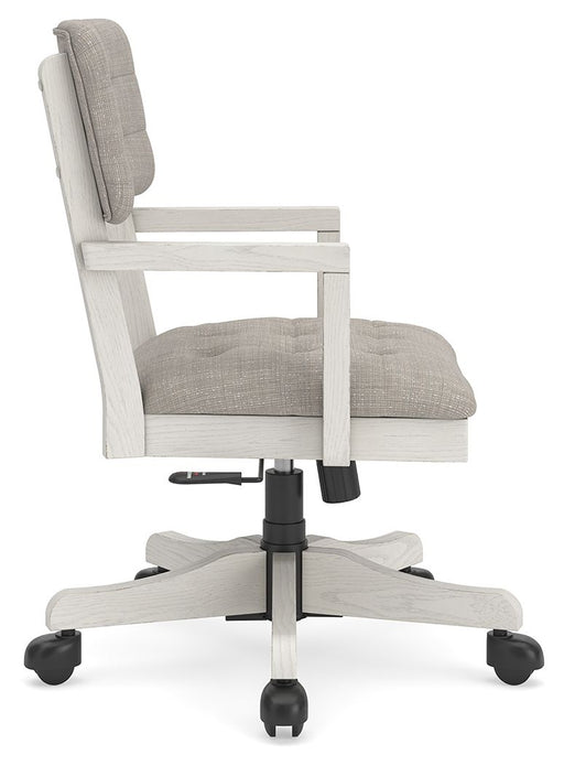 Robbinsdale - Home Office Desk Chair - Antique White - R&R Furniture Gallery (Fountain Valley, CA)