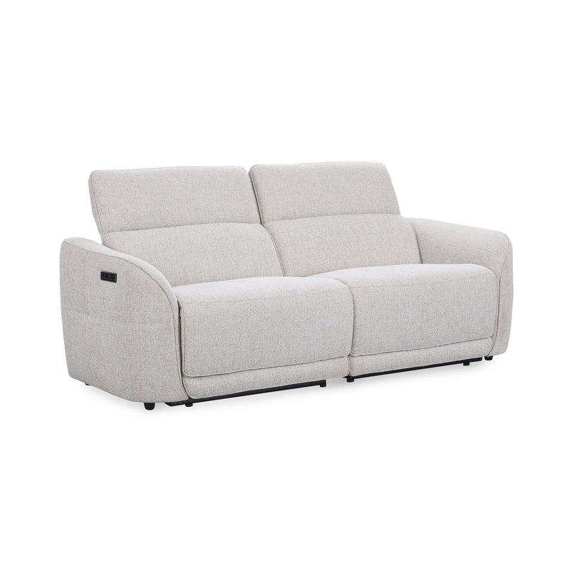 Ostend - Upholstered Power Recliner Sofa - Gray - R&R Furniture Gallery (Fountain Valley, CA)