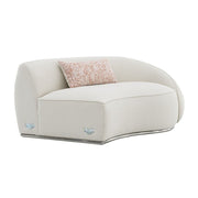 Sahara - Sectional Sofa With 3 Pillows - Beige Boucle - R&R Furniture Gallery (Fountain Valley, CA)