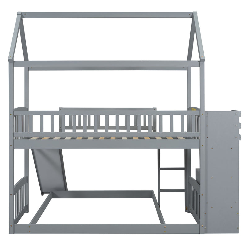 House Bunk Bed With Slide - R&R Furniture Gallery (Fountain Valley, CA)