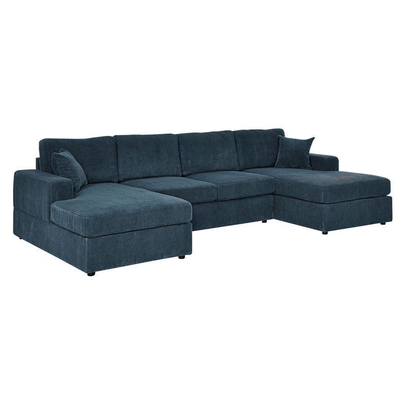 3 Piece Double Chaise Sectional Sofa - R&R Furniture Gallery (Fountain Valley, CA)