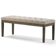 Waverly - Upholstered Tufted Ottoman Bench - R&R Furniture Gallery (Fountain Valley, CA)