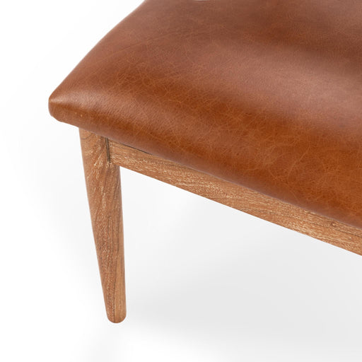 Alvaro - Leather Dining Chair (Set of 2) - Golden Wheat - R&R Furniture Gallery (Fountain Valley, CA)