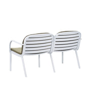 Luna - Outdoor Patio 3 Pieces Chat Set - R&R Furniture Gallery (Fountain Valley, CA)
