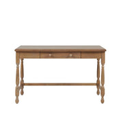 Tabitha - Desk With Drawer And Turned Legs - Natural - R&R Furniture Gallery (Fountain Valley, CA)