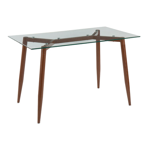 Contemporary Clara dining table by Lumi Source with sleek design and wooden finish, ideal for modern dining rooms.