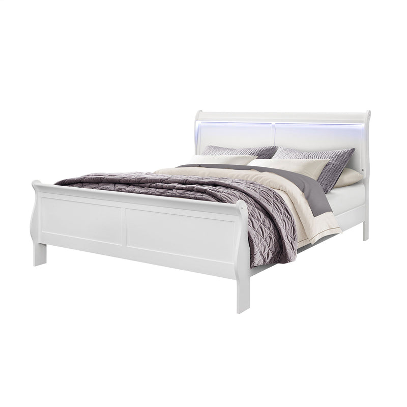 Charlston - Bed With LED - R&R Furniture Gallery (Fountain Valley, CA)