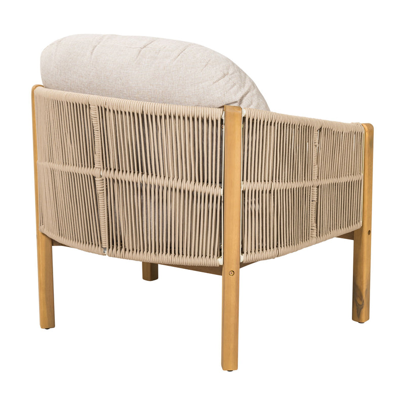 Grotta - Outdoor Wood Club Chair (Set of 2) - R&R Furniture Gallery (Fountain Valley, CA)