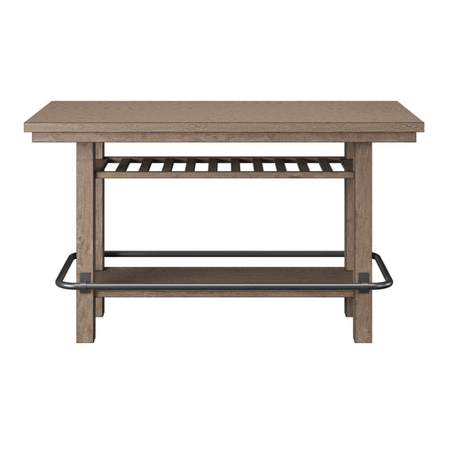Bar Height Storage Table With Construction - Brown - R&R Furniture Gallery (Fountain Valley, CA)