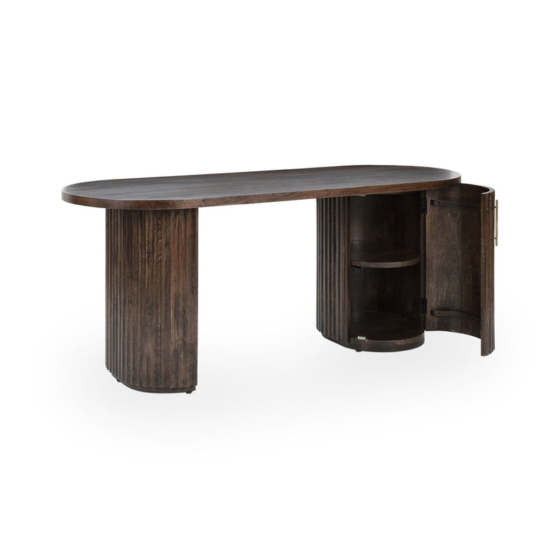 Redford - Desk - Kona Brown - R&R Furniture Gallery (Fountain Valley, CA)