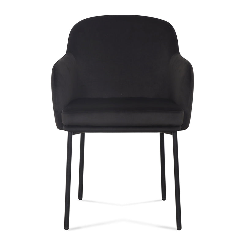 Set of two Sydney armchairs by TOV Furniture, stylish modern chairs with plush upholstery and sleek design.