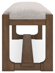 Cabalynn - Large Uph Dining Room Bench - Oatmeal / Light Brown - R&R Furniture Gallery (Fountain Valley, CA)