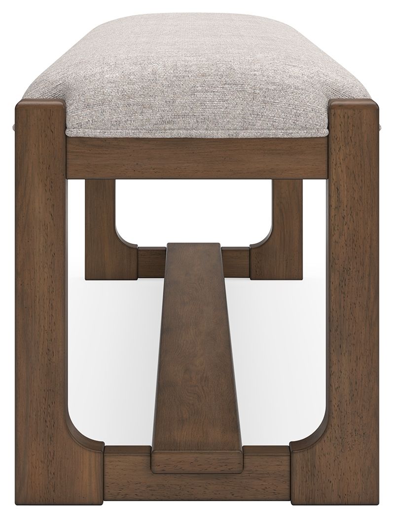 Cabalynn - Large Uph Dining Room Bench - Oatmeal / Light Brown - R&R Furniture Gallery (Fountain Valley, CA)