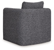 Vreni - Accent Chair - Charcoal / Black - R&R Furniture Gallery (Fountain Valley, CA)