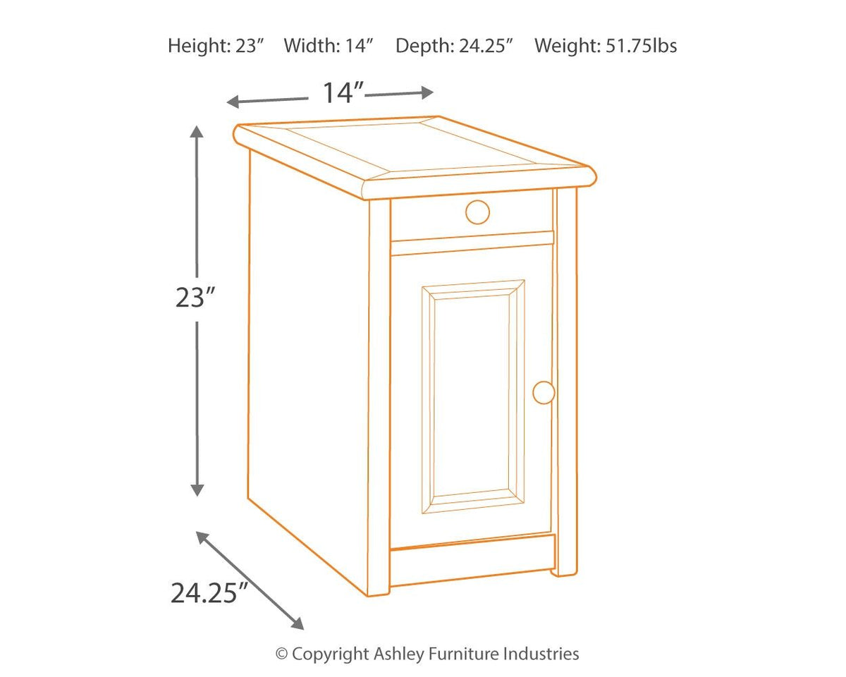 Bolanburg - Chair Side End Table - R&R Furniture Gallery (Fountain Valley, CA)