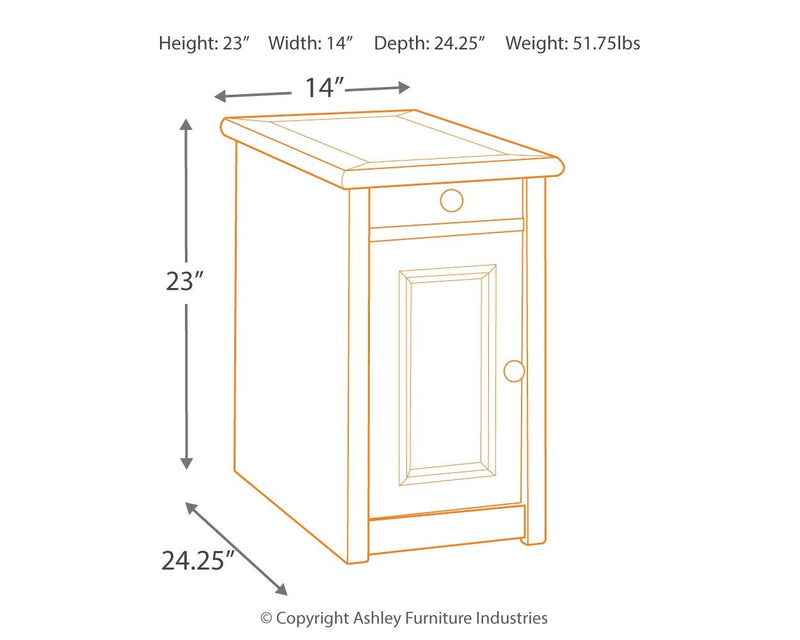 Bolanburg - Chair Side End Table - R&R Furniture Gallery (Fountain Valley, CA)