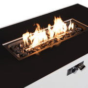 Rectangular Fire Pit With Frame Elegant Design - R&R Furniture Gallery (Fountain Valley, CA)