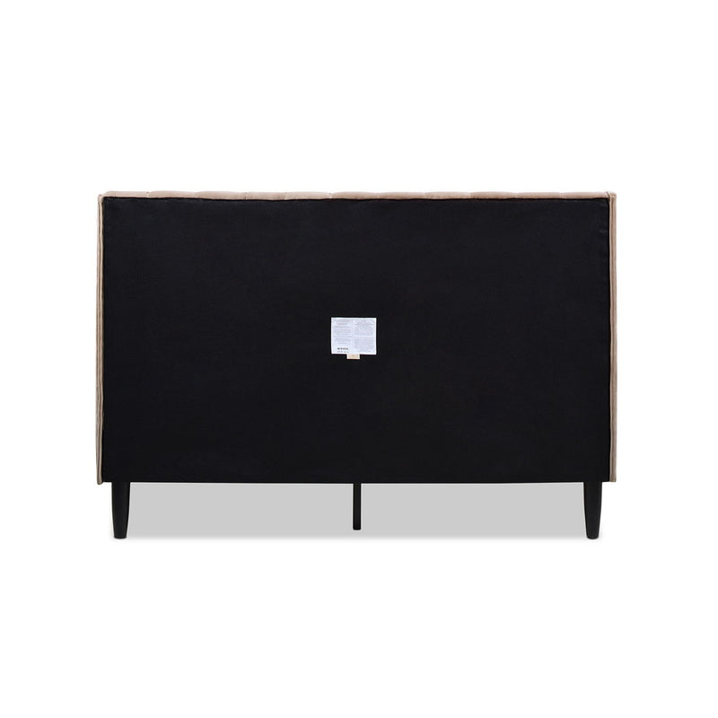 Aspen - Vertical Tufted Modern Headboard Platform Bed Set - R&R Furniture Gallery (Fountain Valley, CA)