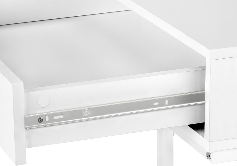 Computer Desk For Home Office, Storage Drawers, Marble Look Contemporary & Modern - R&R Furniture Gallery (Fountain Valley, CA)