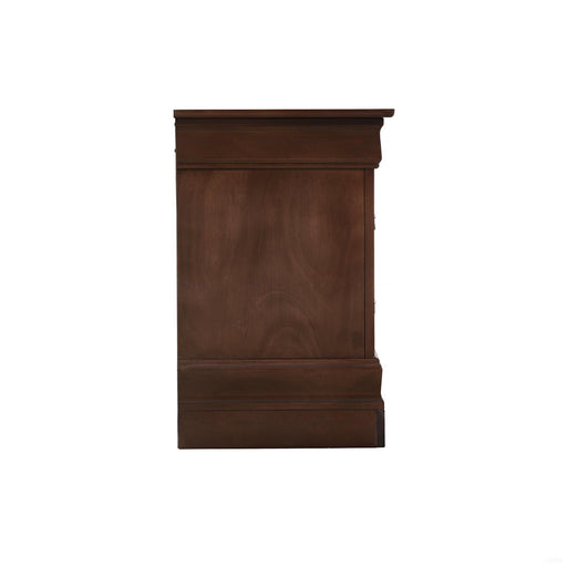 Louis Phillipe - Storage Nightstand - Cappuccino - R&R Furniture Gallery (Fountain Valley, CA)