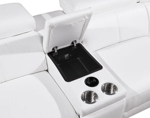 1246 - 10-Piece U-Shaped Modular Power Reclining Sectional With 4 Power Recliners And Power Headrests