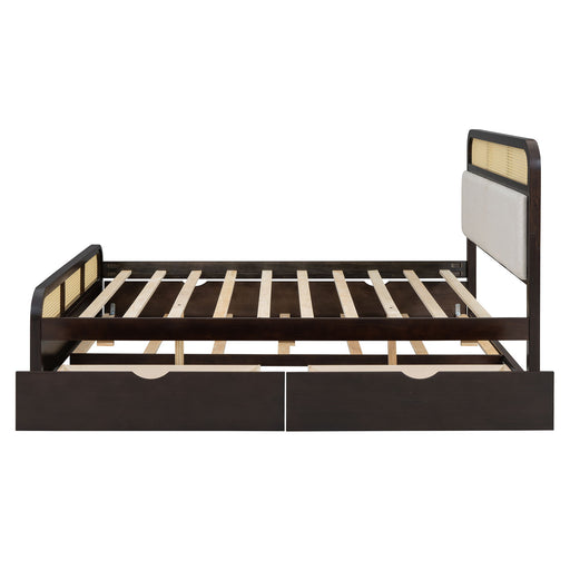 Platform Bed With Trundle And 2 Drawers - R&R Furniture Gallery (Fountain Valley, CA)
