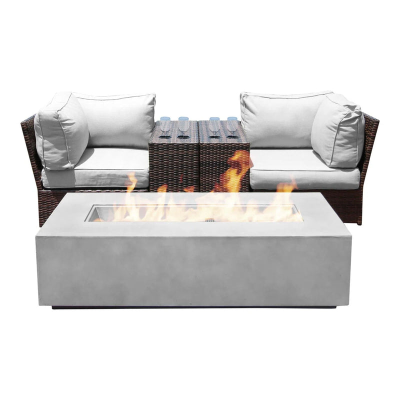 Outdoor Elegance Conversation Set With Fire Pit - R&R Furniture Gallery (Fountain Valley, CA)