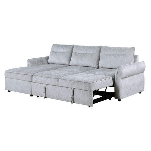Montana - Sofabed With Storage - Gray - R&R Furniture Gallery (Fountain Valley, CA)