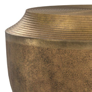 Timmons - Cast Aluminum Coffee Table - Brown - R&R Furniture Gallery (Fountain Valley, CA)