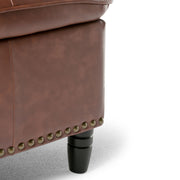 Emily - Storage Ottoman - Cognac - R&R Furniture Gallery (Fountain Valley, CA)