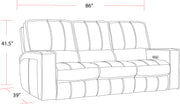 Rockford - Power Reclining Sofa Set - R&R Furniture Gallery (Fountain Valley, CA)