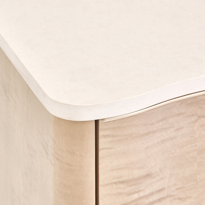 Malibu Crest - 3-Drawer Nightstand - Blush - R&R Furniture Gallery (Fountain Valley, CA)