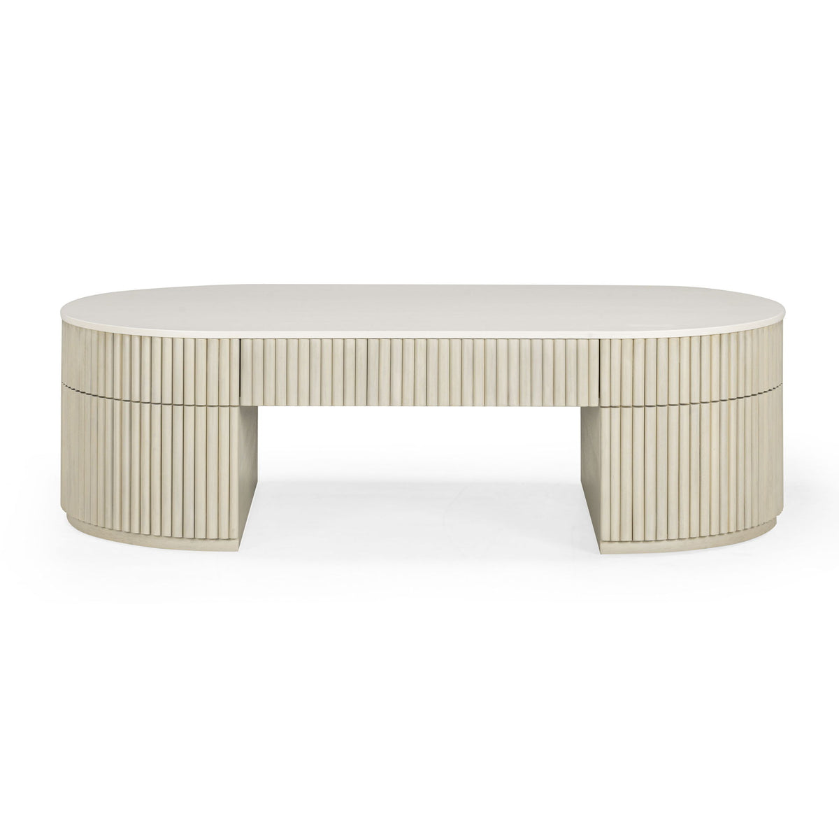 Bella - Oval Coffee Table - R&R Furniture Gallery (Fountain Valley, CA)