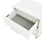 Palm Gate - Nightstand - Cloud White - R&R Furniture Gallery (Fountain Valley, CA)