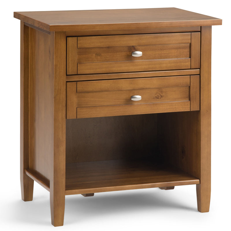 Warm Shaker - Bedside Table - R&R Furniture Gallery (Fountain Valley, CA)