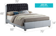 Tufted Upholstered Bed - R&R Furniture Gallery (Fountain Valley, CA)