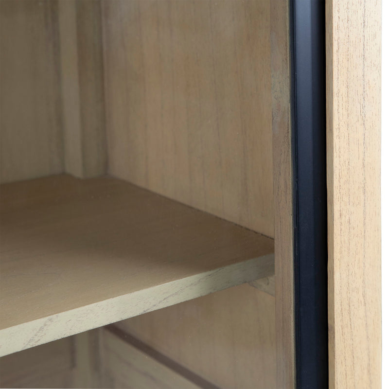 Sanna - Cabinet - Natural And Black