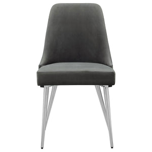 Side Chairs Upholstered With Tapered Legs (Set of 2)