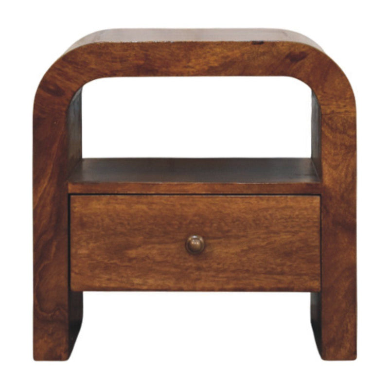 Darcy - Nightstand With Drawer And Open Shelf - Brown - R&R Furniture Gallery (Fountain Valley, CA)