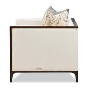 Belmont Place - Matching Chair - Cream / Espresso - R&R Furniture Gallery (Fountain Valley, CA)