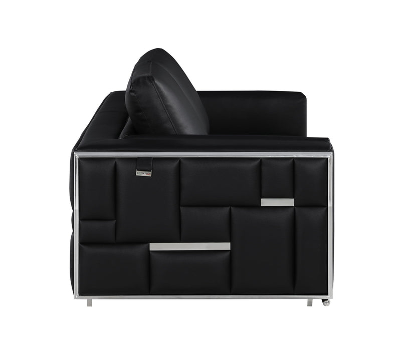 1130 - Top Grain Italian Leather Loveseat - R&R Furniture Gallery (Fountain Valley, CA)